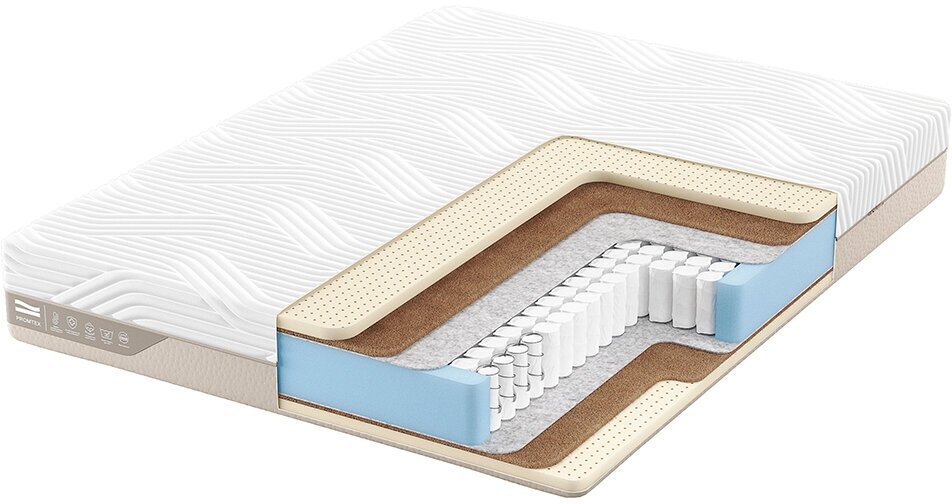 Матрас с независимыми пружинами PROMTEX Duet Middle 90x190