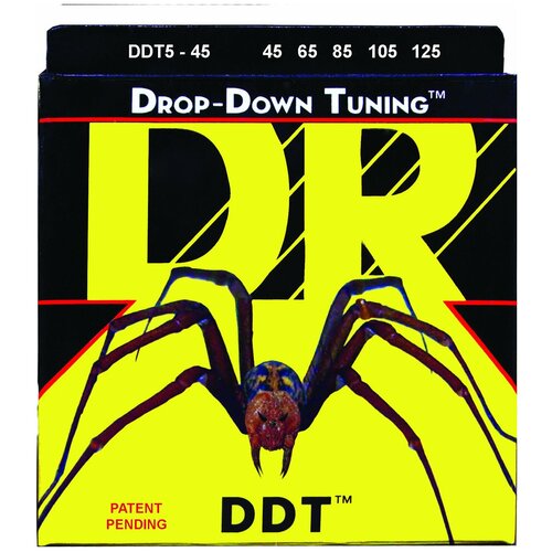 Струны для бас-гитары DR String DDT5-45