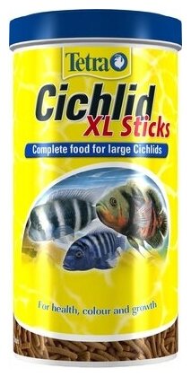 Tetra (корма) Корм для цихлид и крупных декоративных рыб, палочки Cichlid Sticks XL 1 L 747371, 0,32 кг (2 шт)