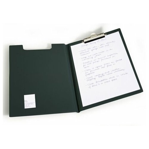 Купить Папка-планшет, верхний прижим, черная, DURABLE, Файлы и папки