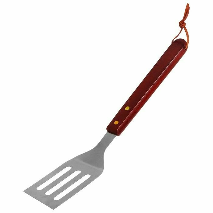 Набор для барбекю: лопатка, щипцы, нож, 35 см - фотография № 2