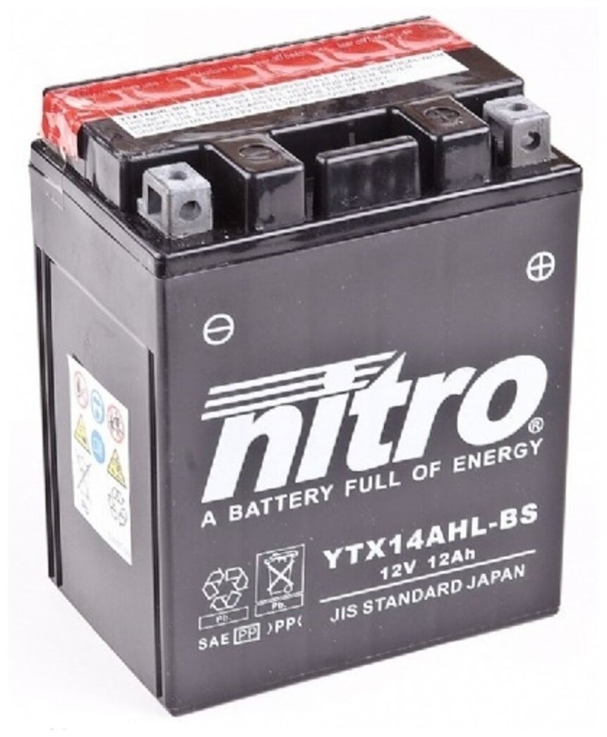  Nitro YTX14AHL-BSN, 12V, AGM