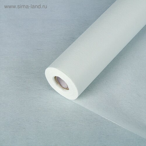 Фетр для декора и флористики однотонный белый двусторонний рулон 1шт 50 см x 15 м 798₽