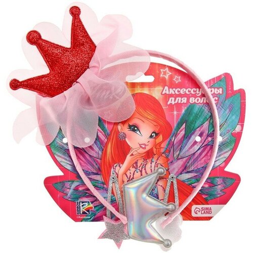 Аксессуары для волос ободок заколки 3 шт Блум WINX 440₽