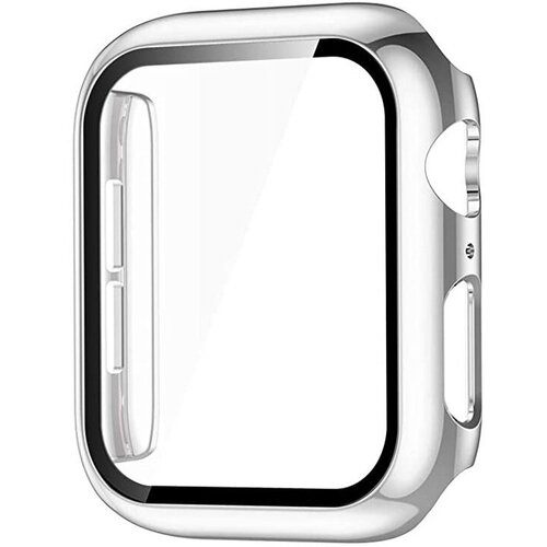 Защитное стекло с бампером ANANK Screen Guard for Apple Watch 40mm (Silver)