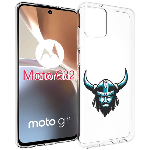 Чехол MyPads викинг для Motorola Moto G32 задняя-панель-накладка-бампер