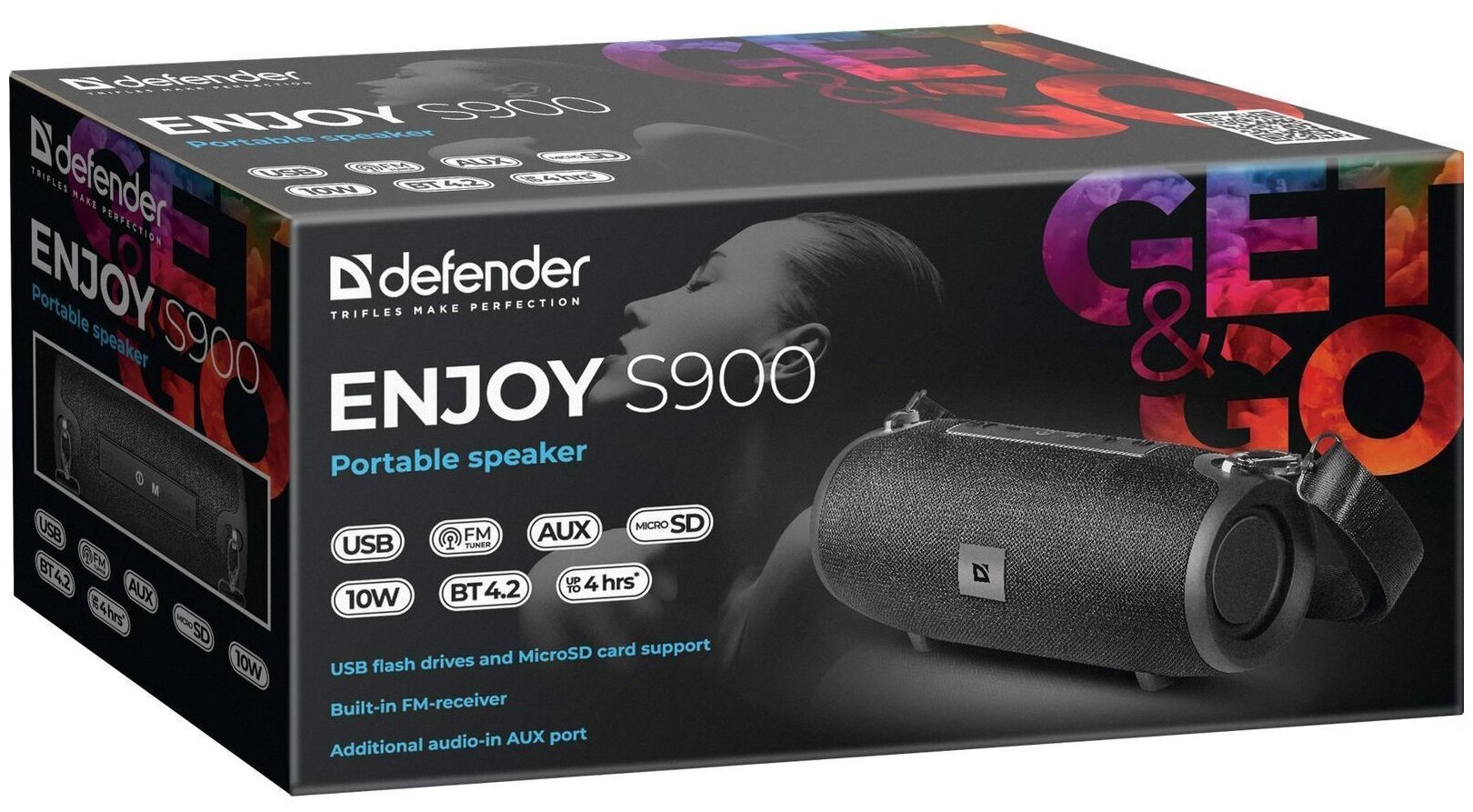 Портативная акустика Defender Enjoy S900 10 Вт