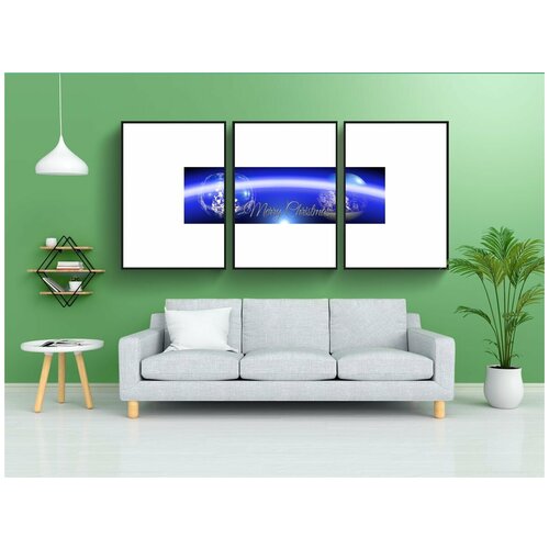 фото Набор модулных постеров для интерьера "задний план, абстрактный, рождество" 60x90 см. в тубусе, без рамки lotsprints