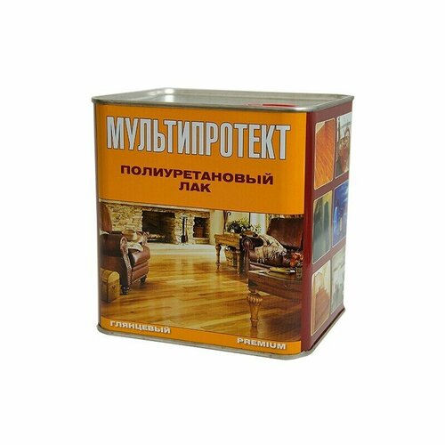 МультиПротект Полиуретановый Лак Глянцевое покрытие 5л
