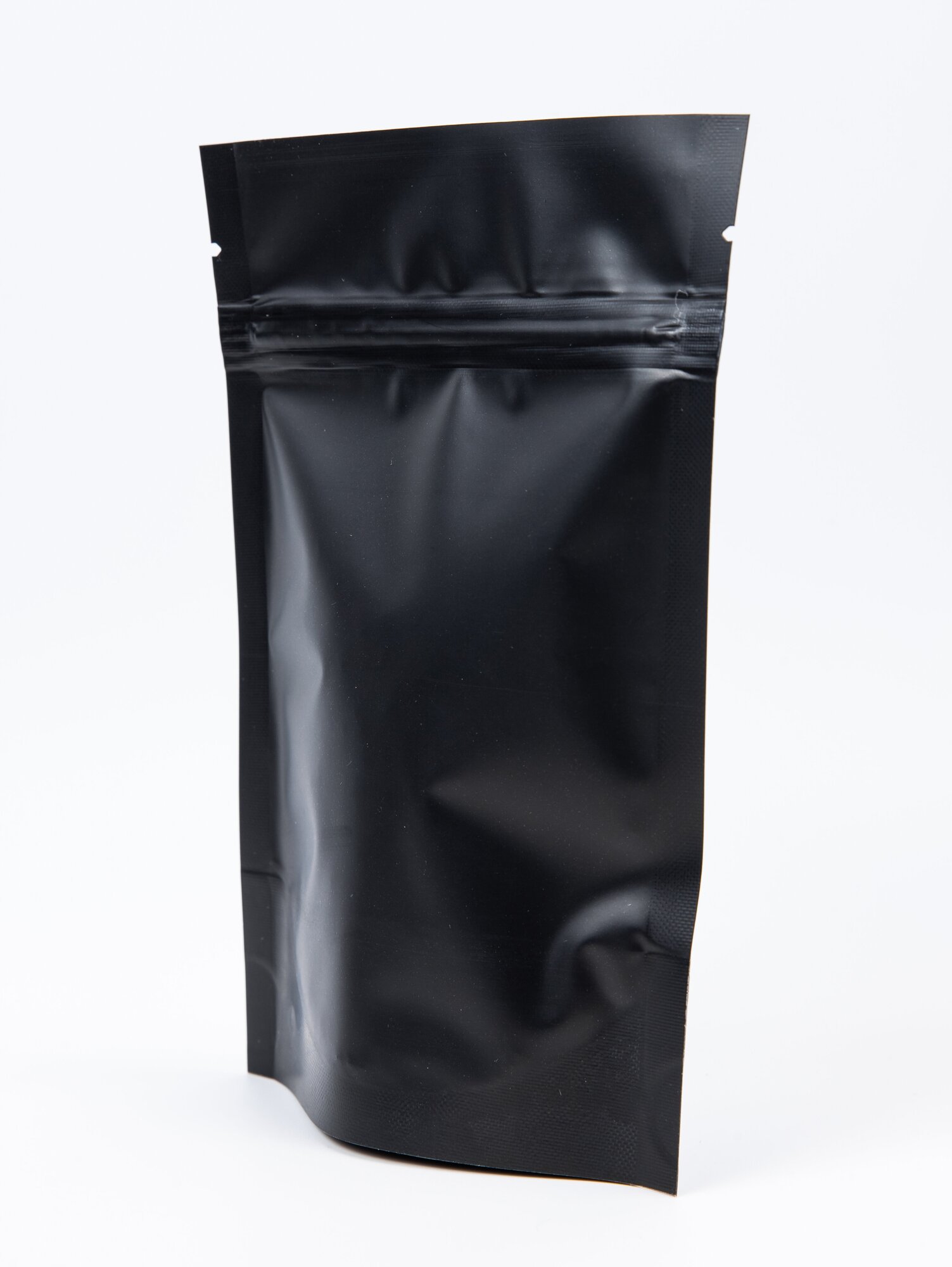 Пакет дой-пак черный матовый металлизированный с замком zip-lock 10,5*15 см 50 шт - фотография № 3
