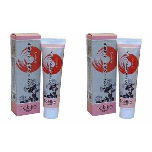 Tokiko Japan Зубная паста, нежное отбеливание, Gentle whitening, 150 гр, 2 штуки