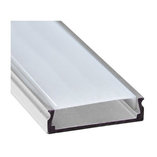 Viasvet Накладной широкий алюминиевый профиль 23,8х6мм 1м SP266.1