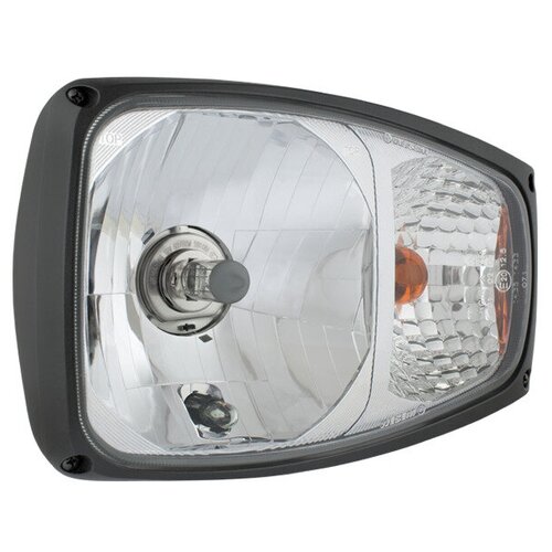 Фара универсальная (свет ближний, дальний, габаритный, указатель поворота) Wesem RGV1. 49010 с разъемом Deutsch DT и кронштейном сзади (правая)