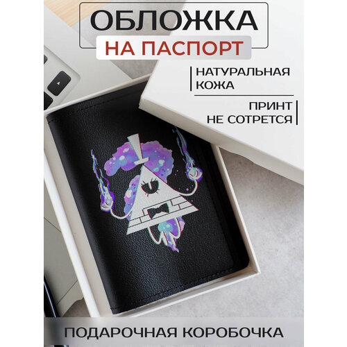 Обложка для паспорта RUSSIAN HandMade, черный мягкая игрушка gravity falls билл шифр