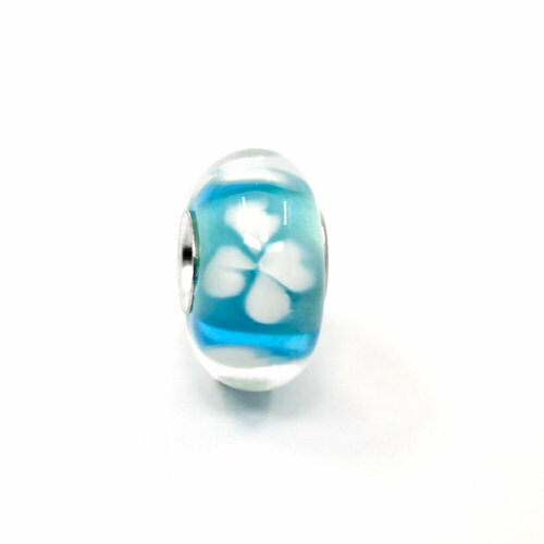 фото Handinsilver ( посеребриручку ) подвеска-шарм из муранского стекла lampwork голубой (1шт)