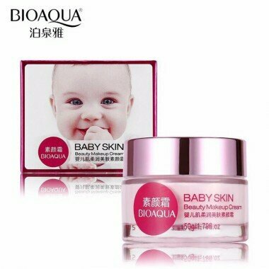 Увлажняющий крем для лица BioAqua "Baby Skin" с маслом жожоба и витамином Е 50 мл.