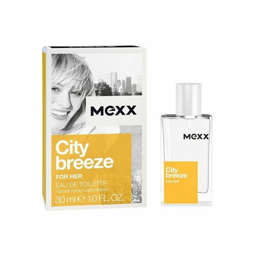 Mexx Туалетная вода City Breeze женская, 30 мл туалетная вода женская aqua love 100 мл парфюмерия духи женский парфюм подарок