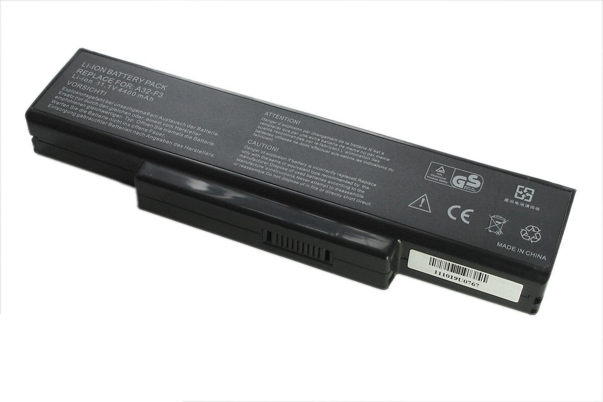 Аккумулятор для ноутбука Asus F2 M51 Z53 A9 A9T M50 Pro31 S62 X70E Z9 Series. 11.1V 5200mAh A32-F3 A33-F3