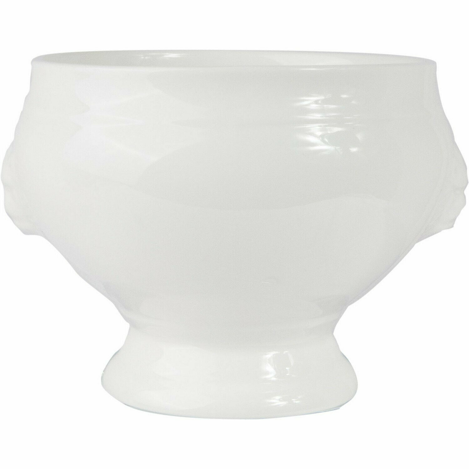 Чашка бульонная Kunstwerk Лион 400мл, 120х100х95мм, фарфор, белый