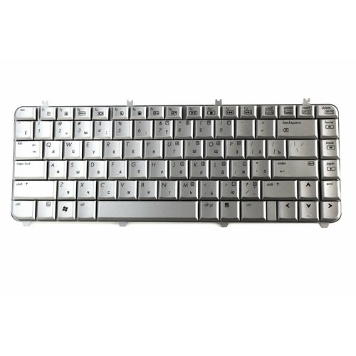 Клавиатура для ноутбука HP Pavilion DV5-1000 DV5 Серебряная P/n: QT6A, AEQT6700040, AEQT6700120