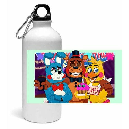 фото Спортивная бутылка 5 ночей с фредди, five nights at freddy s, фнаф, аниматроники №21 goodbrelok