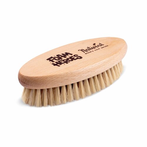 natural boar s hair brush средняя щетка для очистки кожи с натуральной щетиной кабана foam heroes Natural Boar's Hair Brush Щетка для очистки кожи с натуральной щетиной кабана Foam Heroes