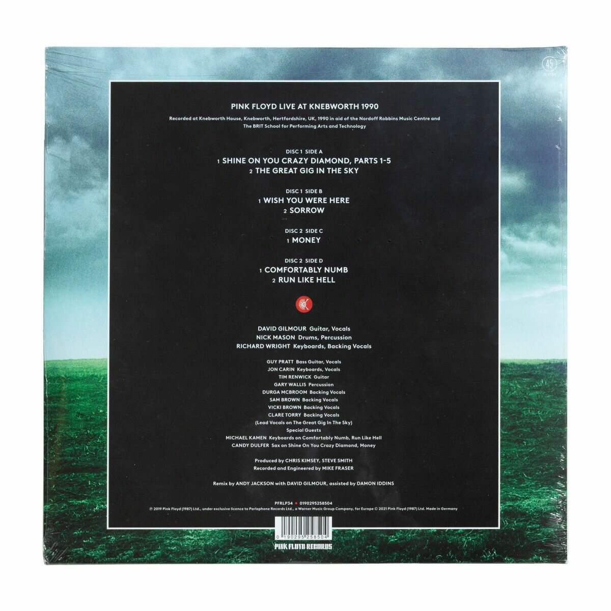 Виниловая пластинка Warner Music Pink Floyd - Live At Knebworth 1990 (Limited Edition)(2LP)