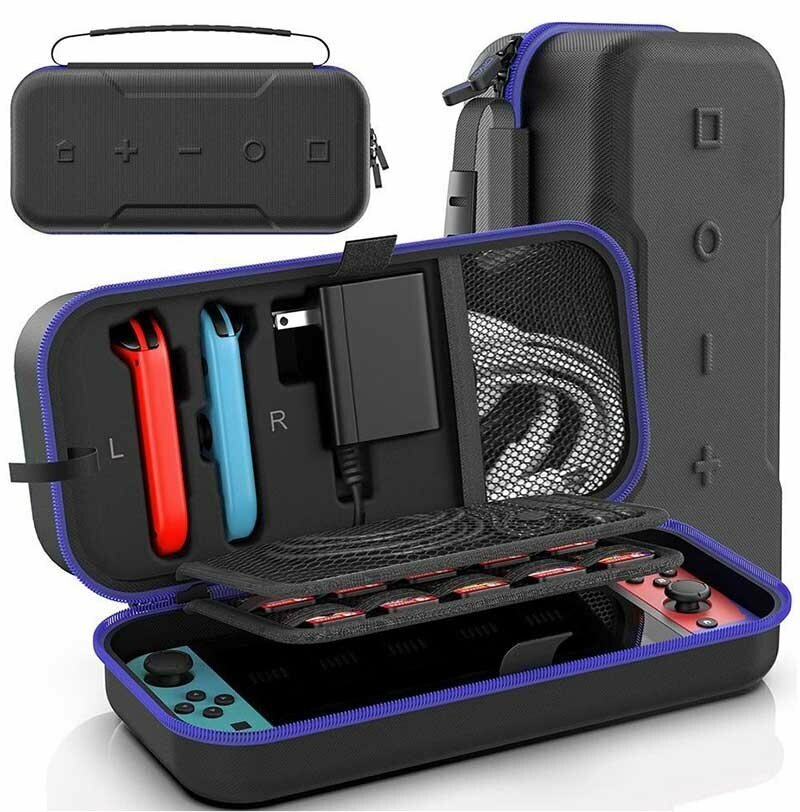 Чехол Hard Shell Protective Case для Nintendo Switch / OLED (IV-SW178) Blue