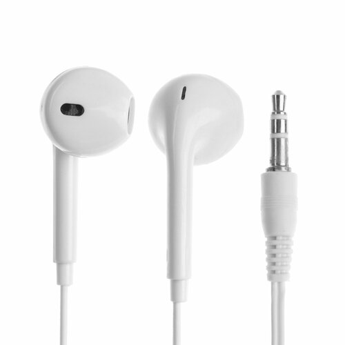Наушники U19 проводные вкладыши 1 м Jack 35 мм белые 361₽