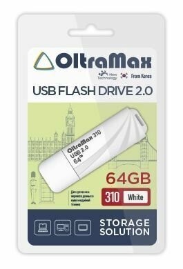 USB флэш-накопитель (OLTRAMAX OM-64GB-310-White)