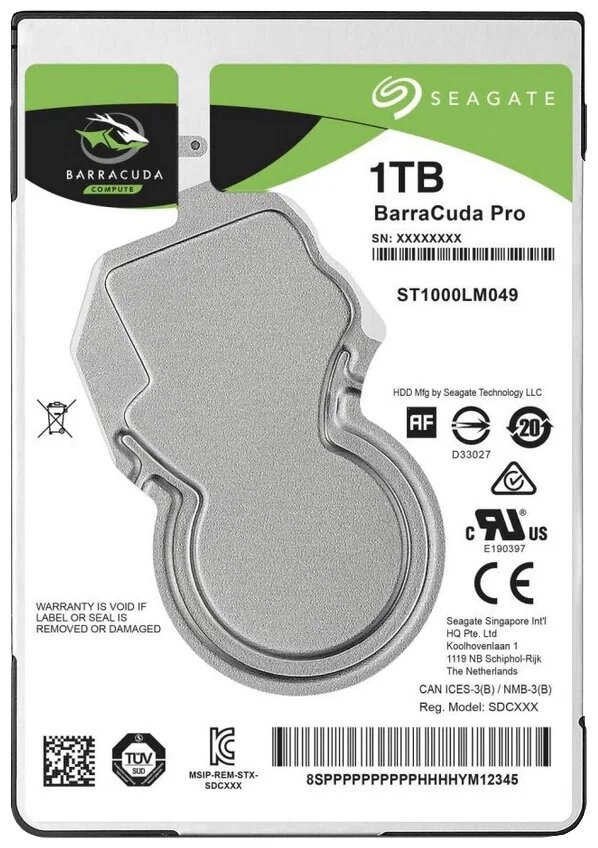 Жесткий диск Seagate Barracuda 1 ТБ ST1000LM049