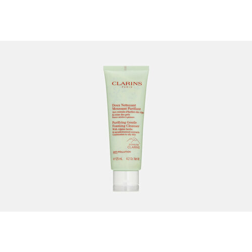 очищающий пенящийся крем для нормальной и сухой кожи clarins doux nettoyant moussant hydratant 75 мл Очищающий пенящийся крем для комбинированной и жирной кожи Doux Nettoyant Moussant Purifiant 125 мл