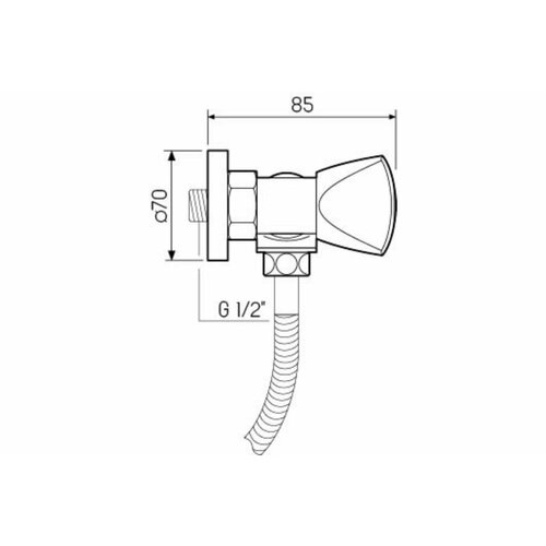 РМС Смеситель для душа SL119-003