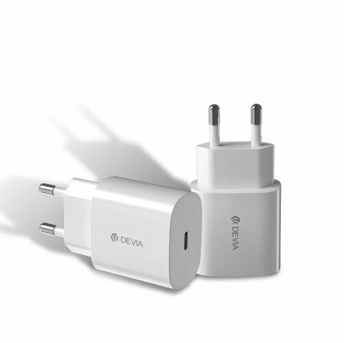 Devia Сетевое зарядное устройство Rocket Series PD 20W Quick Charger, Type-C, 20 Вт, белое