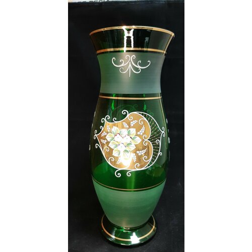 Ваза для цветов Nb Arte Чехия зеленая 4990₽