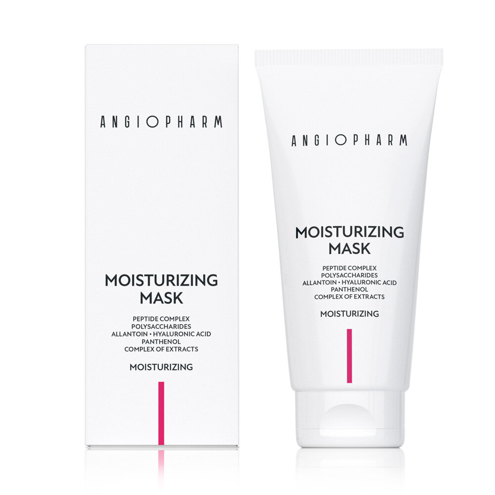 Увлажняющая маска для лица (Moisturizing mask), Ангиофарм (Angiopharm), 200 Мл.