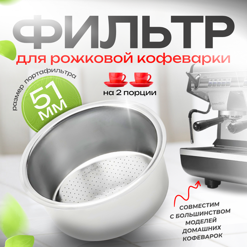 Корзина для портафильтра 51мм 765₽