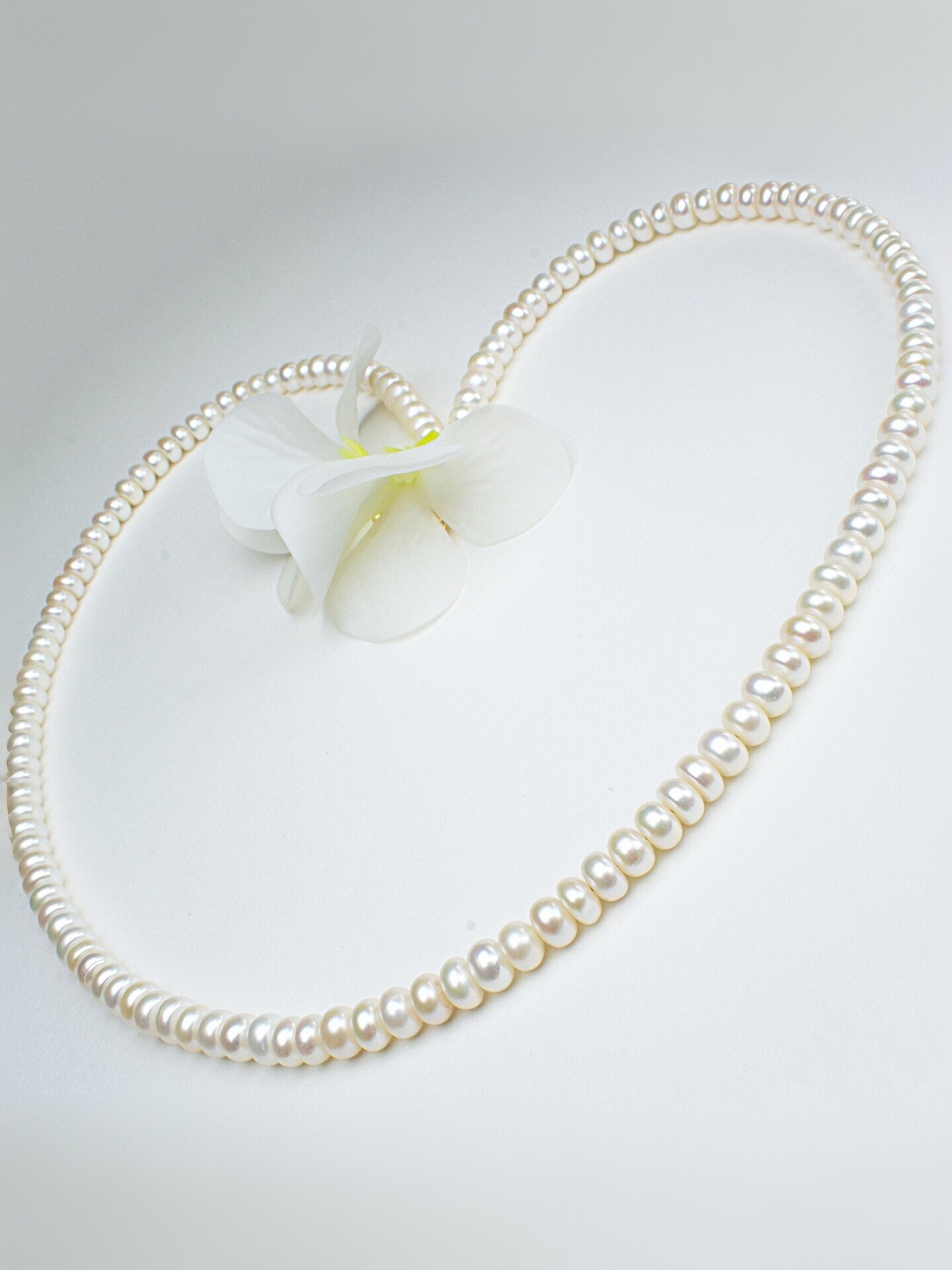 Чокер JEWELRY A VENTO, жемчуг пресноводный культивированный, длина 35 см, жемчужный, серебристый — фото 1