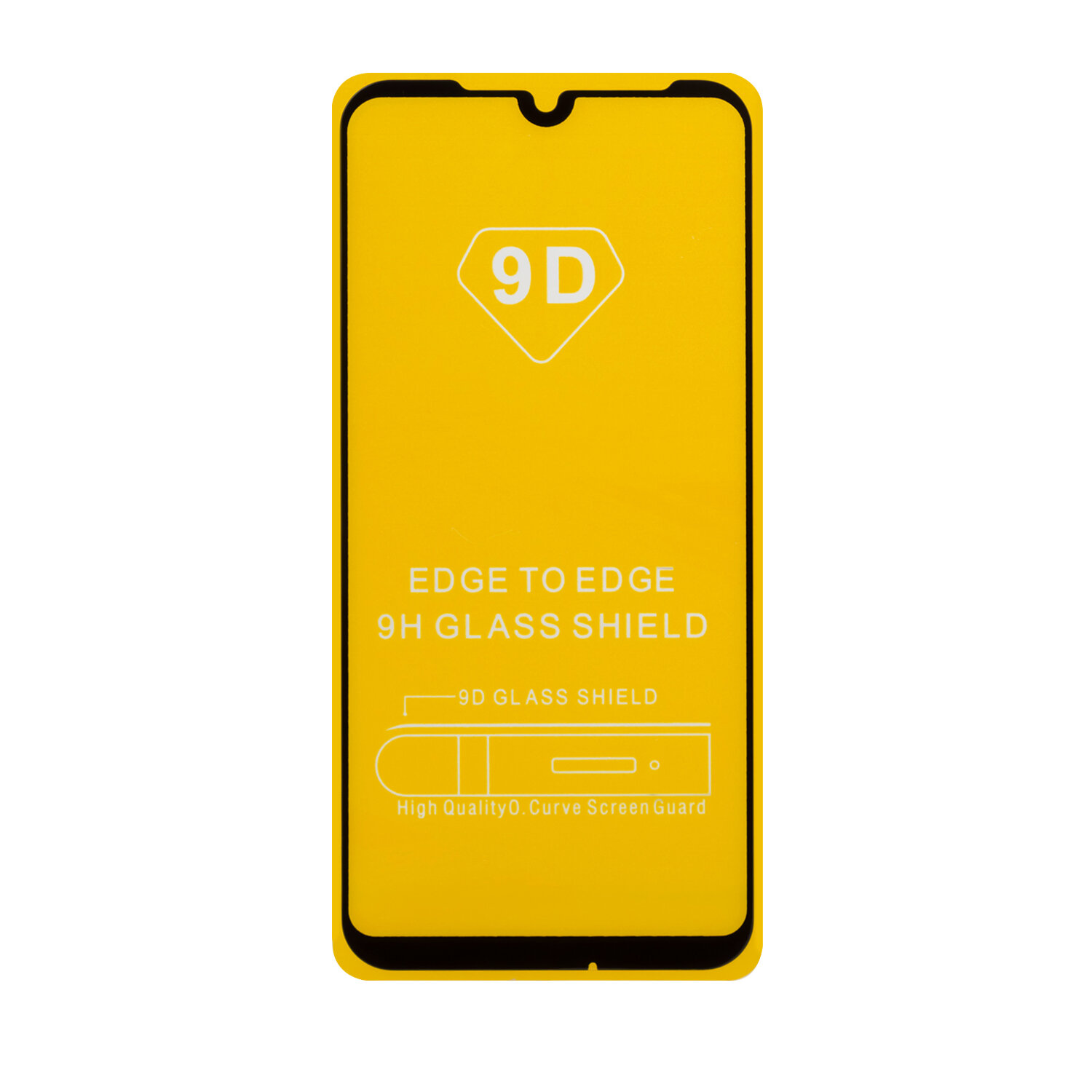 Защитное стекло на Xiaomi Redmi Note 7/Note 7 Pro/Note 7S, 9D, черный, X-CASE
