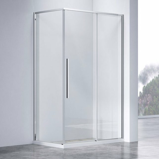 Душевой уголок Vincea Slim-N VSR-4SN8012CL 120х80 см профиль хром