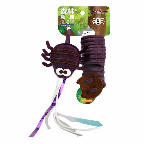 Игрушка для кошек Japan Premium Pet Дизайнерская стрейч-игрушка "Паук"