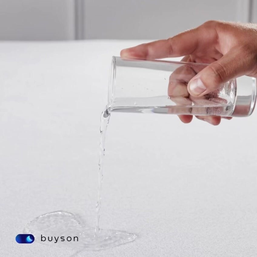 Чехол на матрас buyson BuyRelax 140х200 см, непромокаемый, на резинках по углам — фото 1