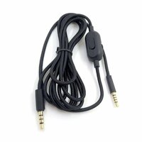 Кабель для наушников с разъемом 3, 5 мм для Logitech G433 G233 G Pro X PS4 Xbox-One, Black