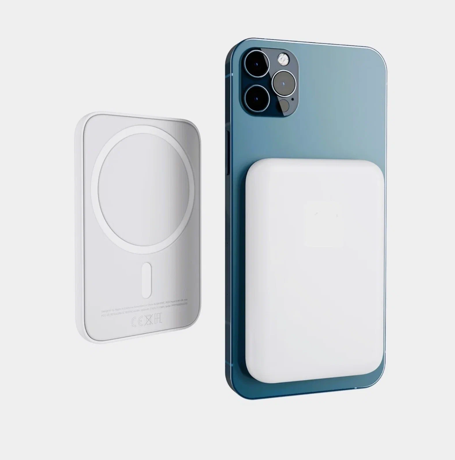 Портативный магнитный аккумулятор 5000mAh / Power Bank для Iphone — фото 1