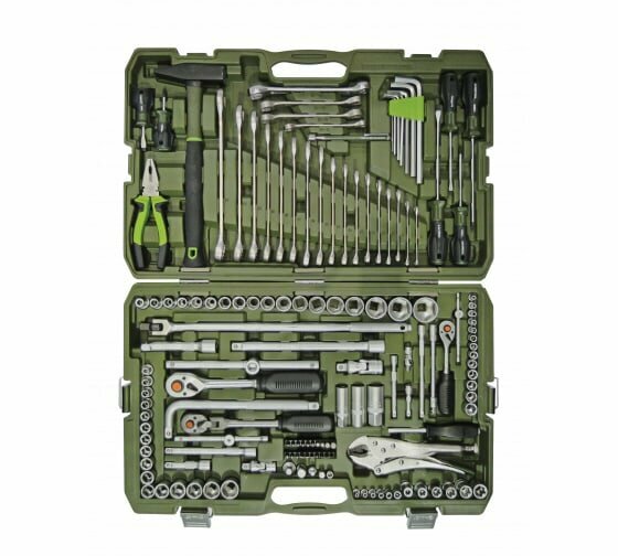Набор инструментов Дело Техники 620847, 147 предм, зеленый