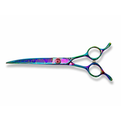 Ножницы изогнутые 7 дюймов для груминга TUKKO Style SIGNATURE COLLECTION Colorful
