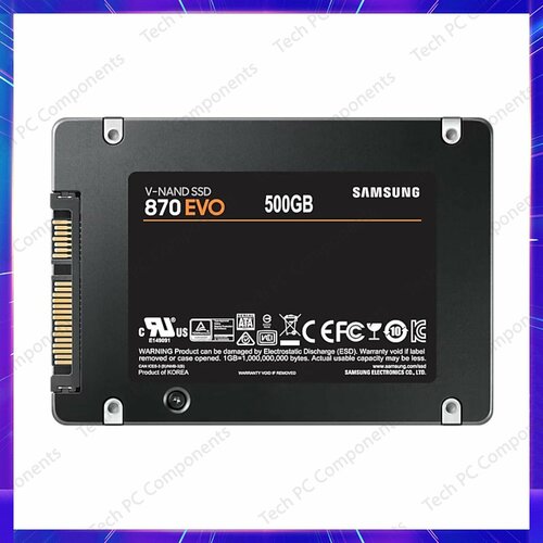 SSD-накопитель 870 EVO MZ-77E500BW форм-фактор 25 дюйма 1ТБ 7000₽