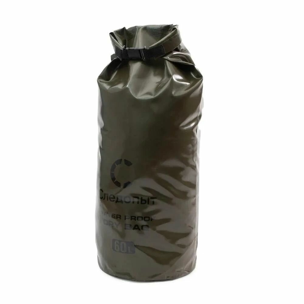 Гермомешок Следопыт Dry Bag, 60л, водонепроницаемый, цвет хаки