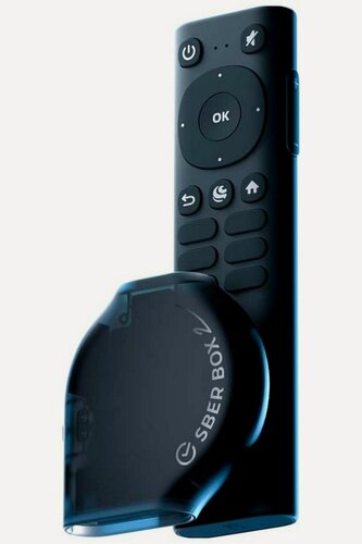 Изображение товара Cмарт ТВ-приставка Sber SberBox 2, 4K UHD 2/16Гб с Wi-Fi и Ethernet, пульт ду, черный