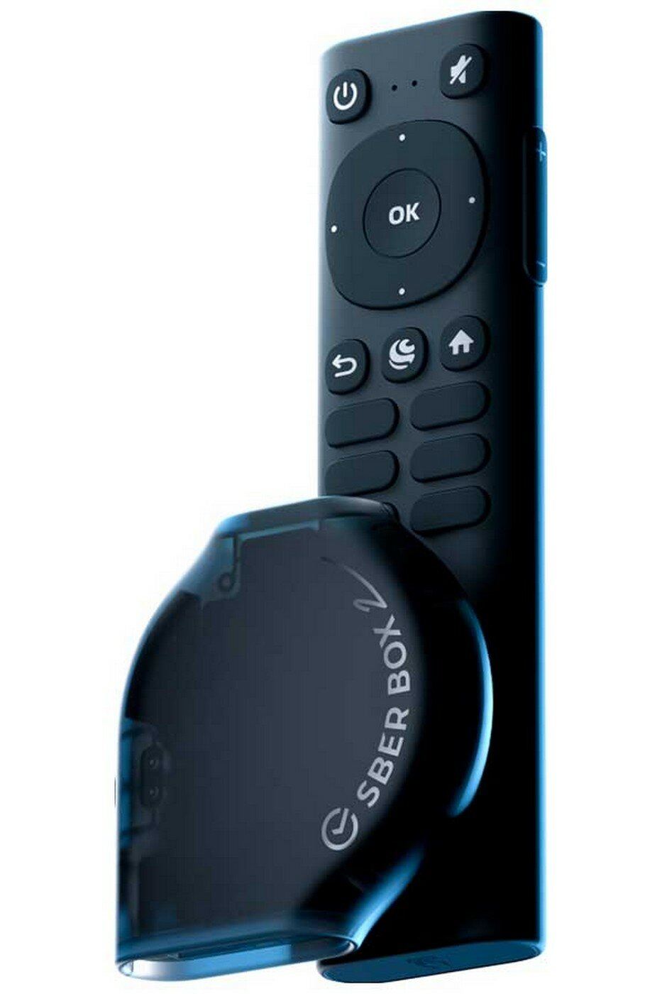 Cмарт ТВ-приставка Sber SberBox 2 4K UHD 2/16Гб с Wi-Fi и Ethernet пульт ду черный